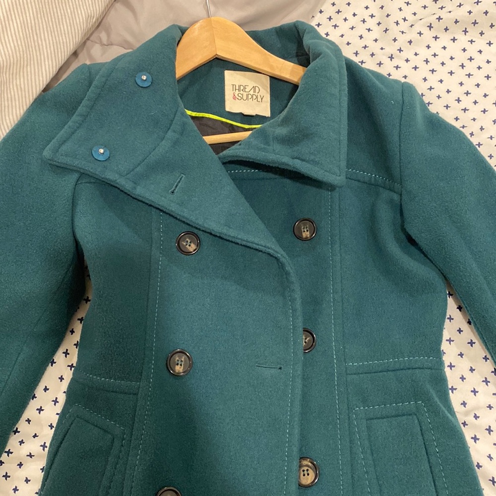 Thread and Supply Pea coat